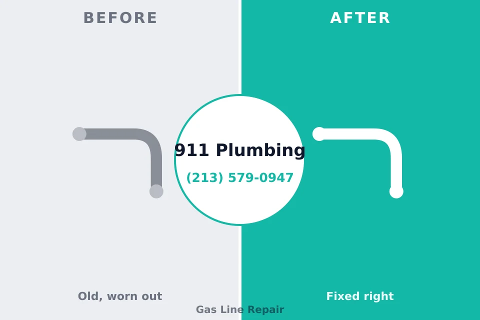 Before and after: plumbing repair Horse Cave, KY